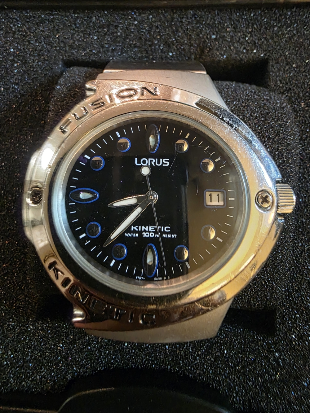 Rare Lorus Fusion Kinetic YT57-5A00